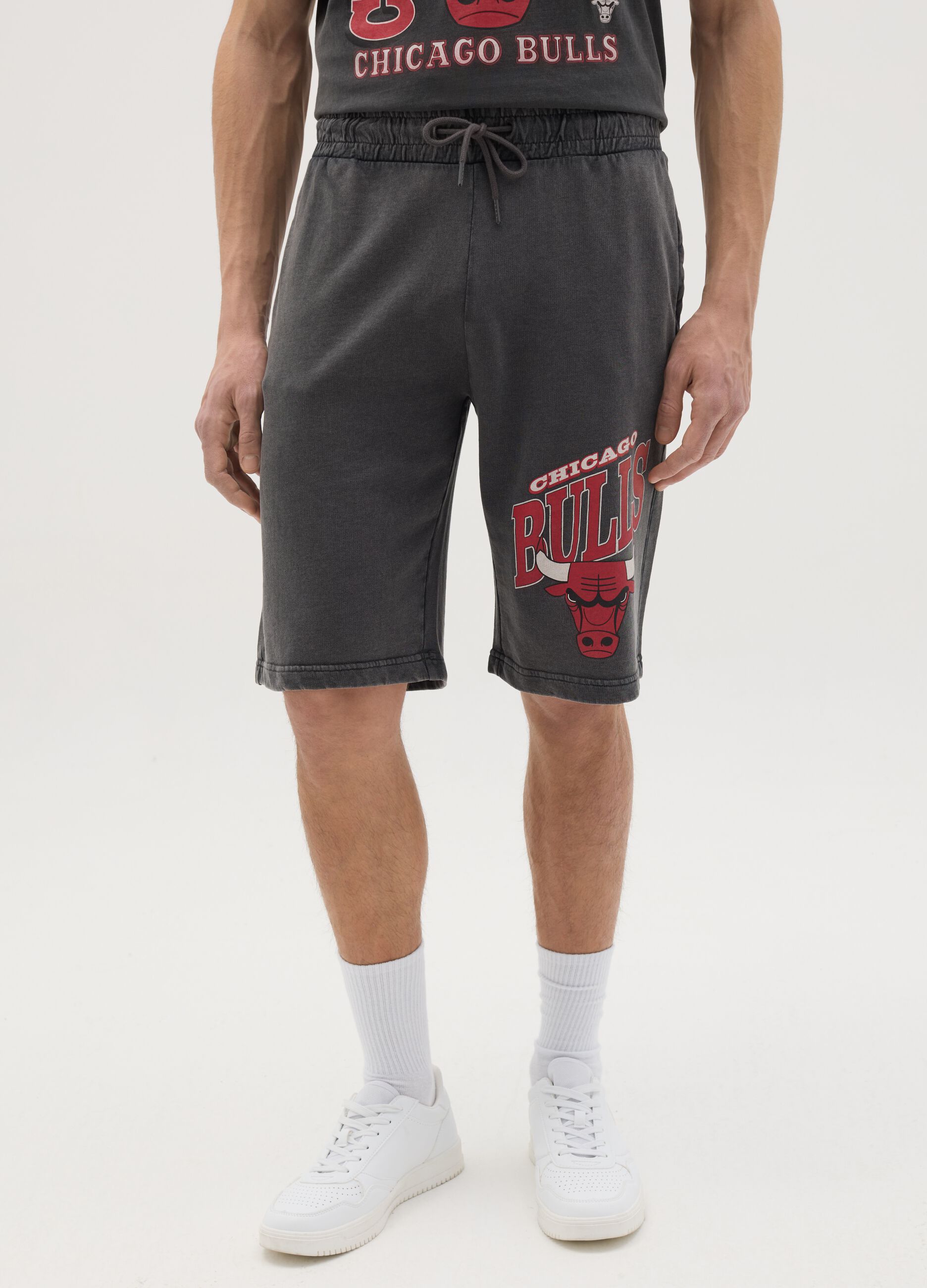 NBA Chicago Bulls Bermuda joggers in fleece