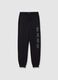 Black Cotton Joggers_0
