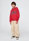 Red Hooded Sweatshirt with GAP Logo_1