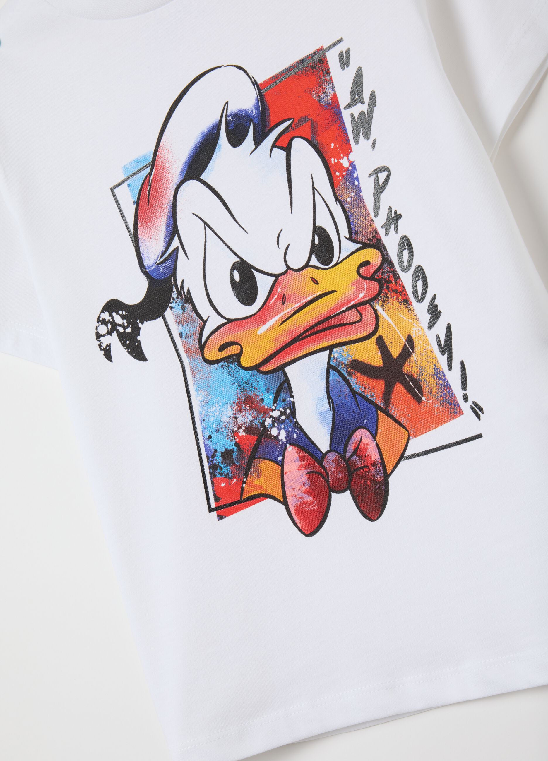 T-shirt in cotone con stampa Donald Duck 90