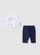 Multicolour pure cotton sweatshirt and trousers set for infants regular fit_0
