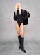 Mock-Neck Bodysuit Black_5
