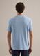 Regular fit light blue linen-cotton blend T-shirt_3