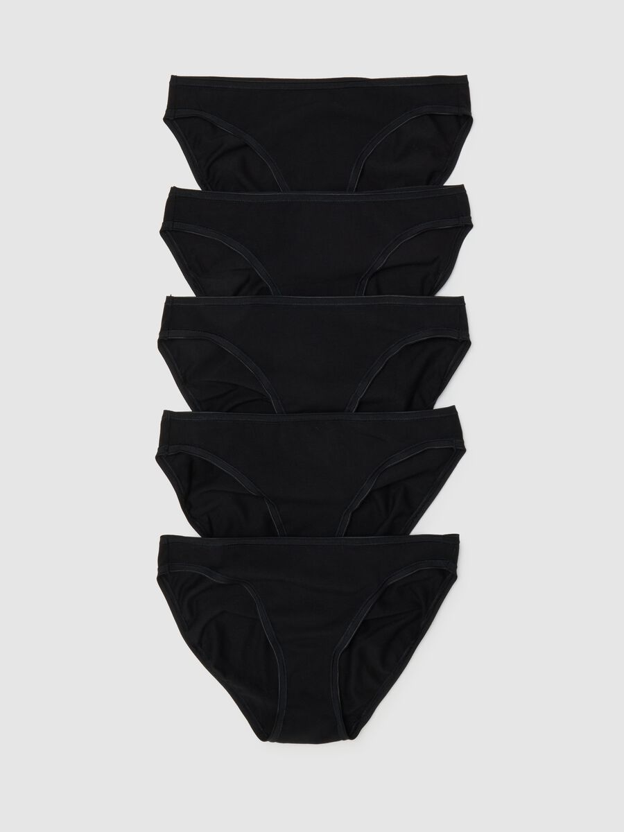 Five-pair pack of stretch briefs_2