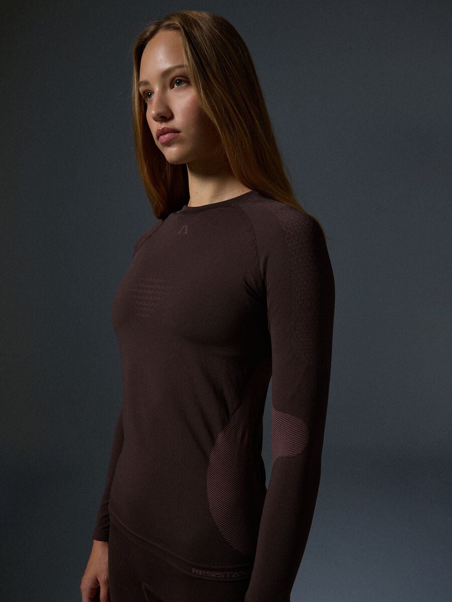 T-Shirt Termica Seamless Manica Lunga ALTAVIA WITH DEBORAH COMPAGNONI_2