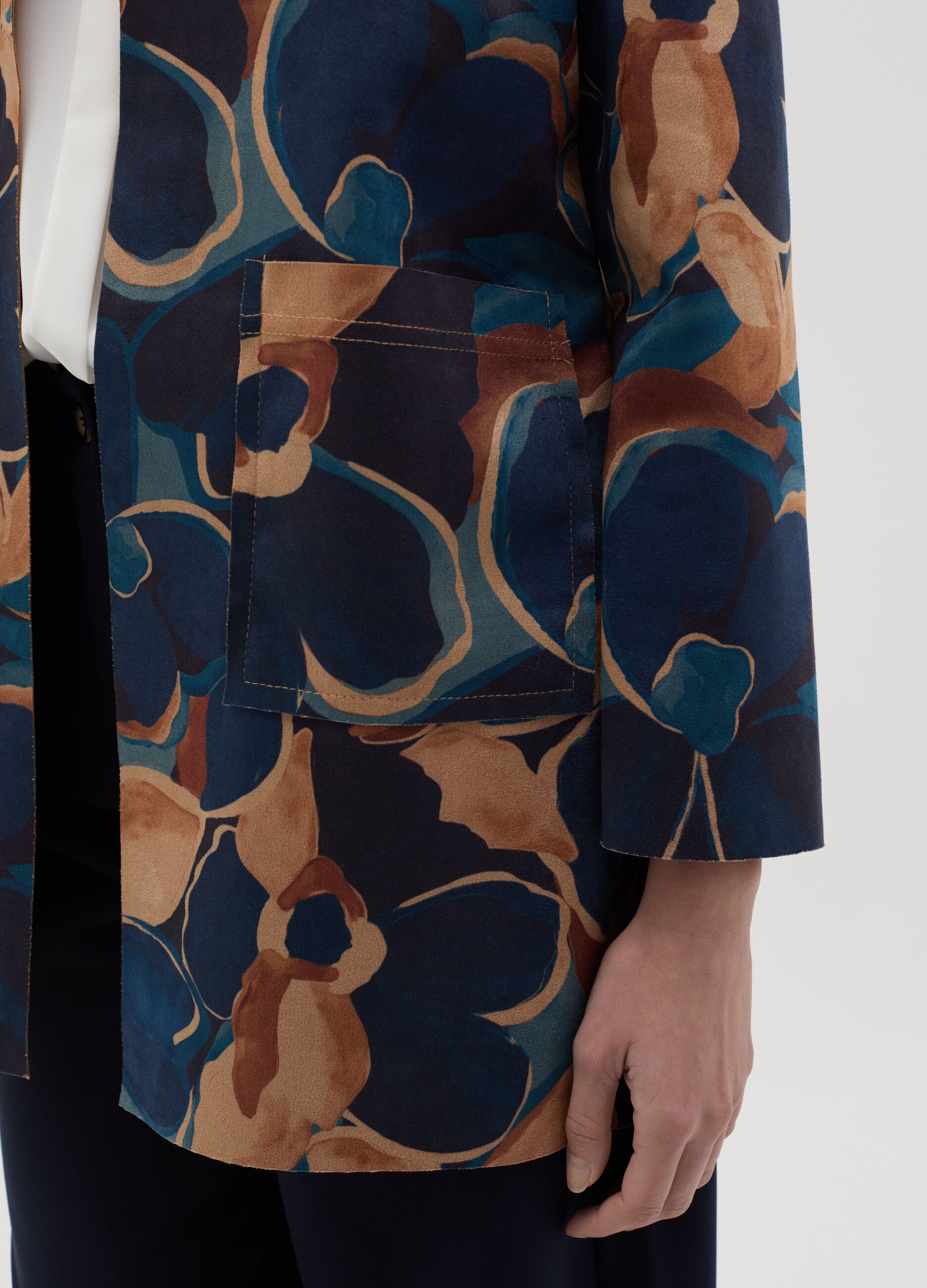 Open jacket with print