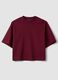 Red cotton-blend jersey crew-neck T-shirt, regular fit_4
