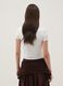 White stretch cotton T-shirt with square neckline_2