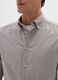 Grey pure cotton regular fit shirt_3