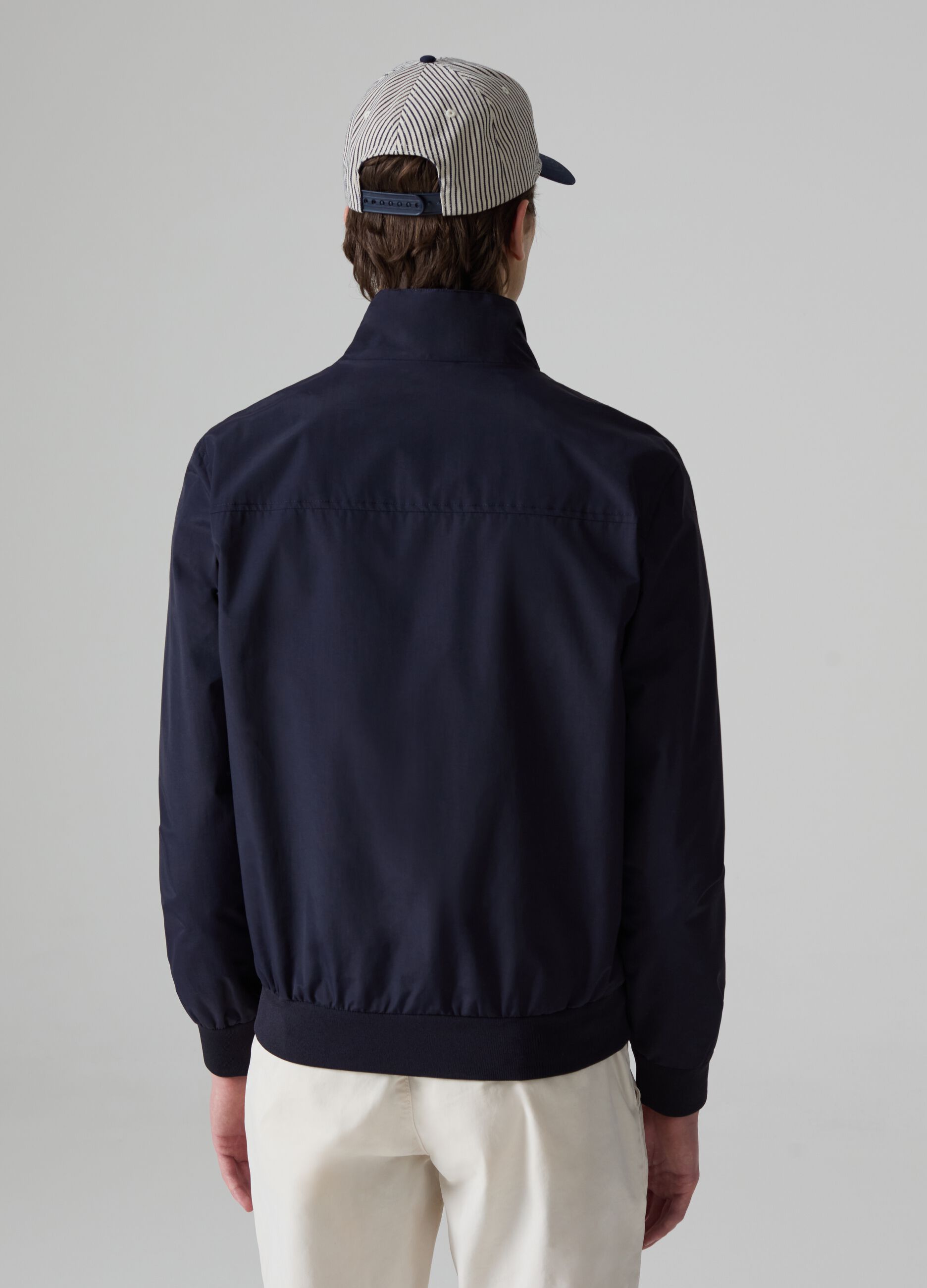 Bomber full-zip a collo alto
