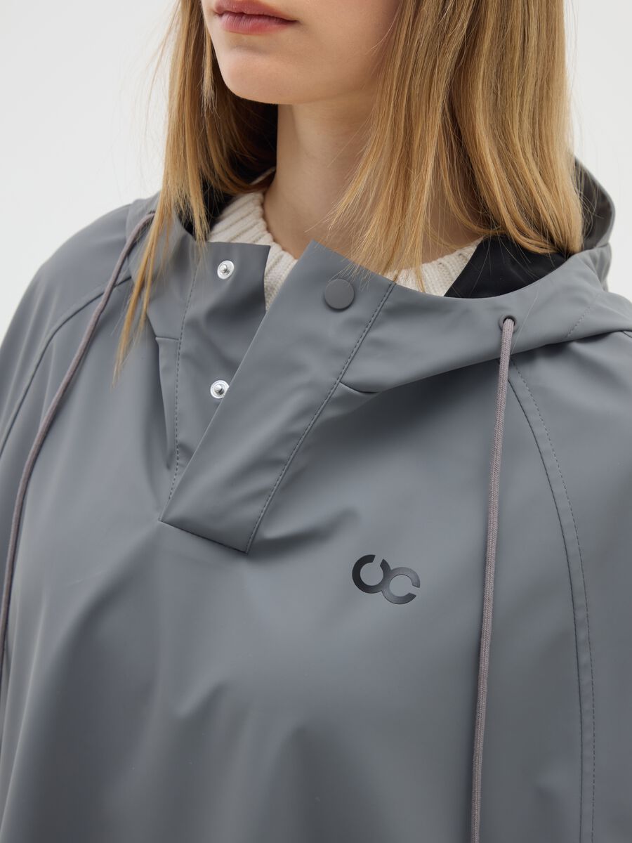 Grey waterproof jacket regular fit_3