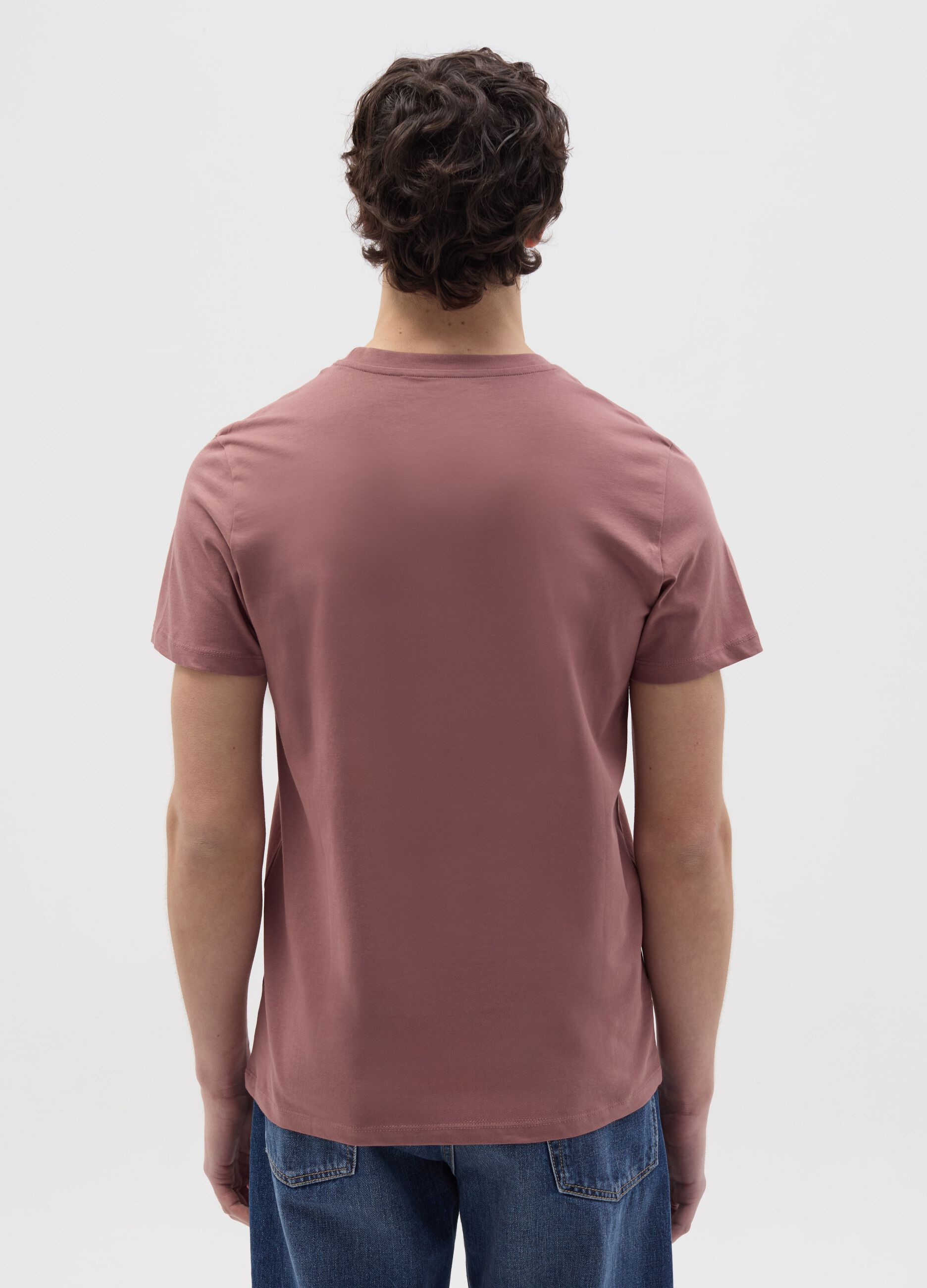 Relaxed-fit T-shirt with round neck