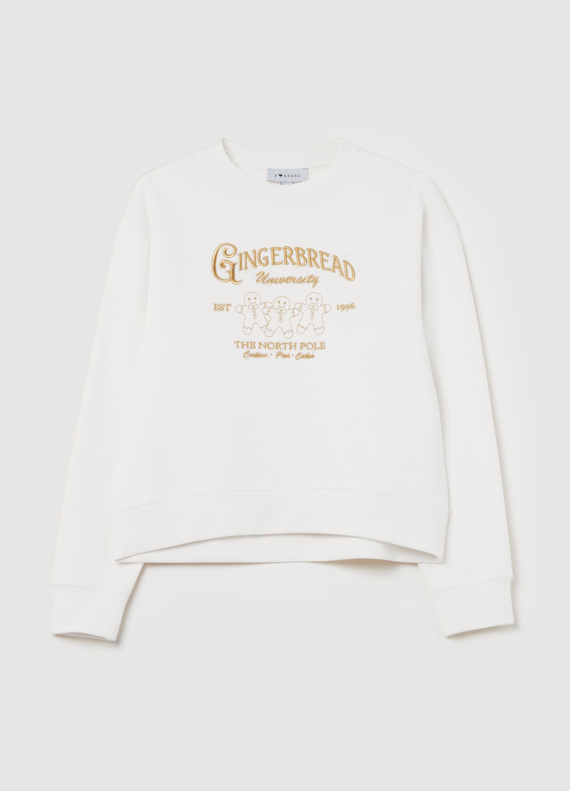 Christmas sweatshirt with round neck