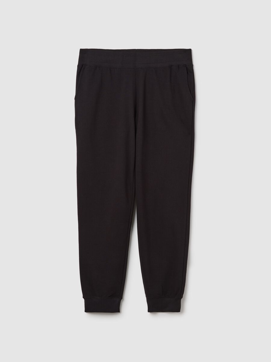 Joggers in cotton with drawstring_4