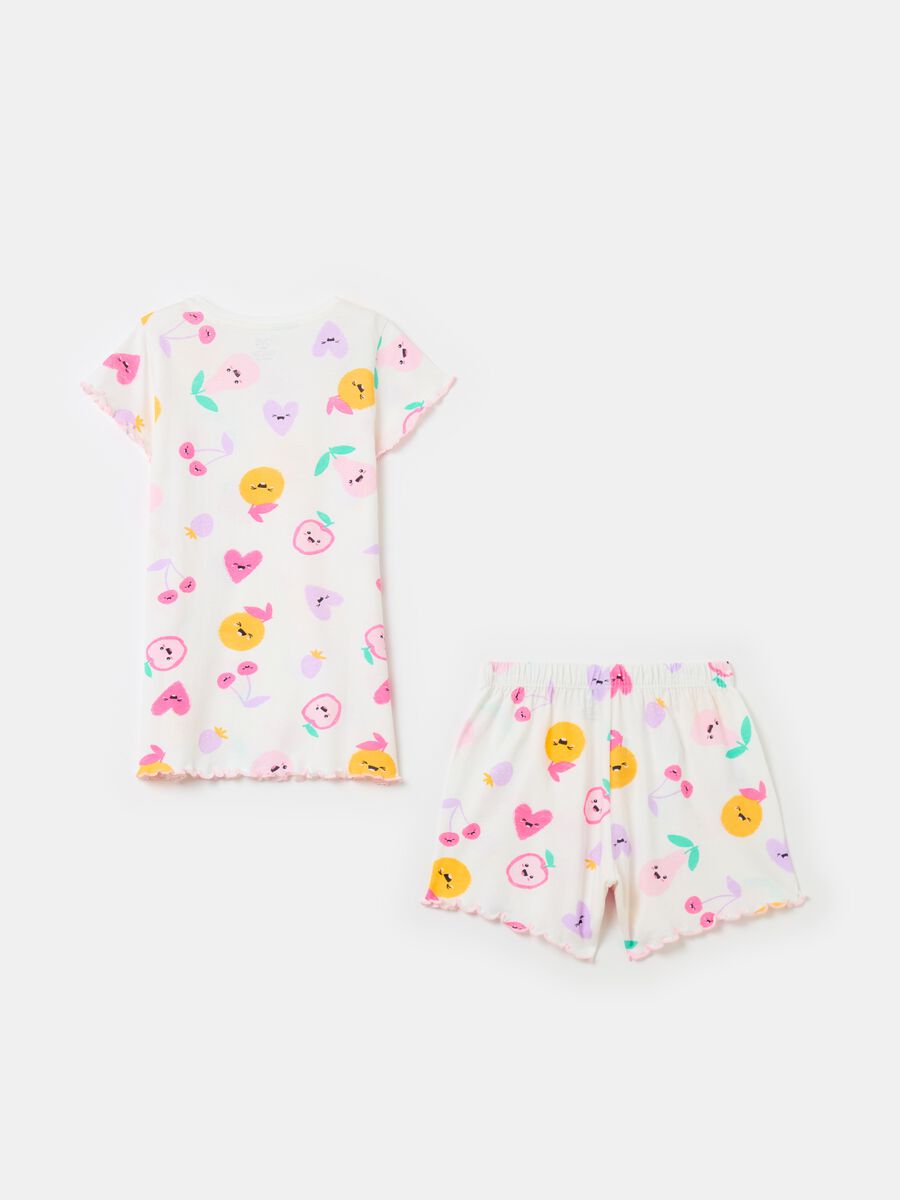 Organic cotton pyjamas with print_1