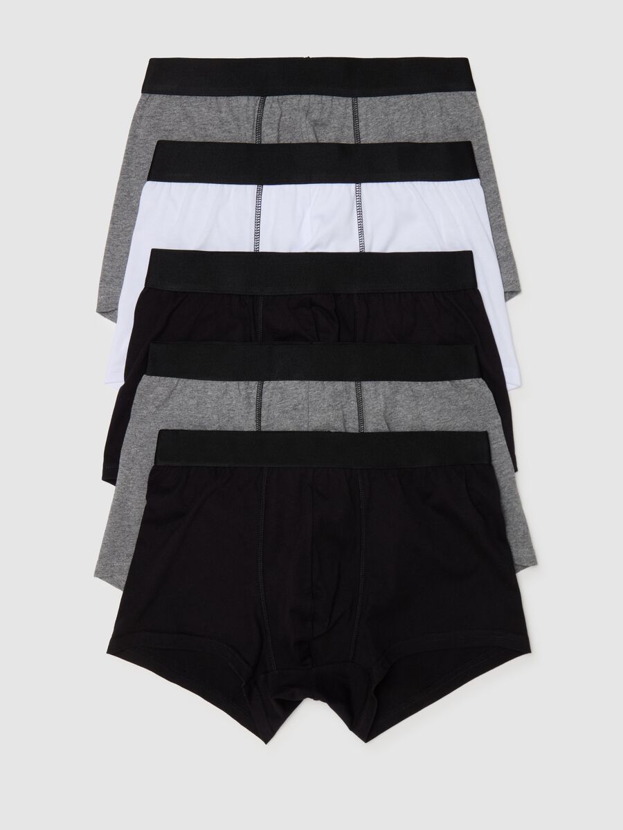 Five-pack cotton boxer shorts_4