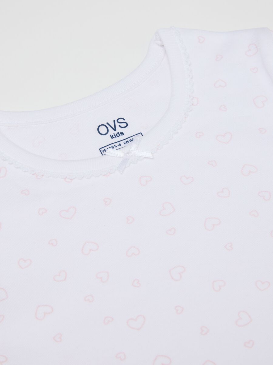 Twin Pack Short Sleeve White Cotton T-shirt_2