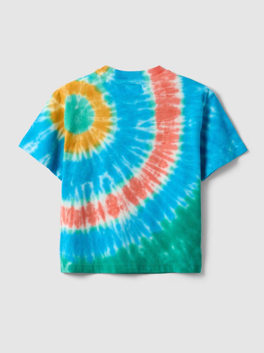 T-shirt in puro cotone multicolor TieDye da bambino regular fit_4