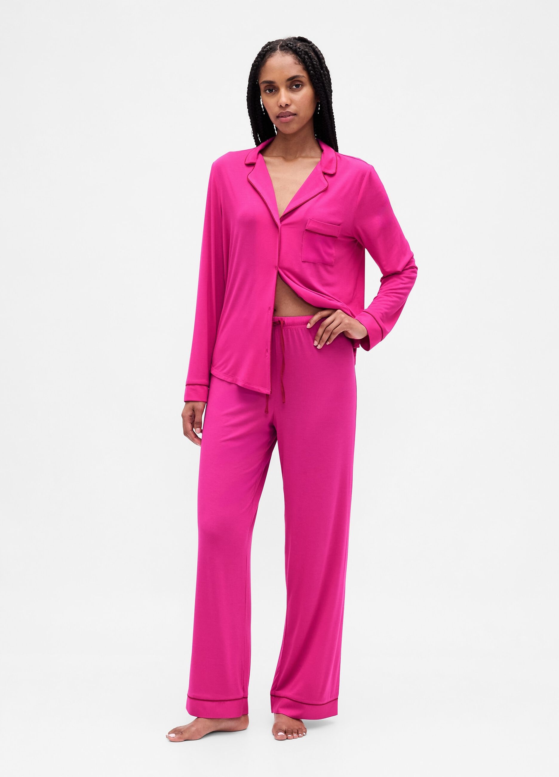 Stretch Pink Pyjamas