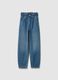 Girls' regular fit blue denim jeans_0