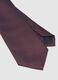 Brown tie in premium fabric_1
