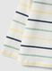 Long-sleeve pure cotton multicolour striped T-shirt_2