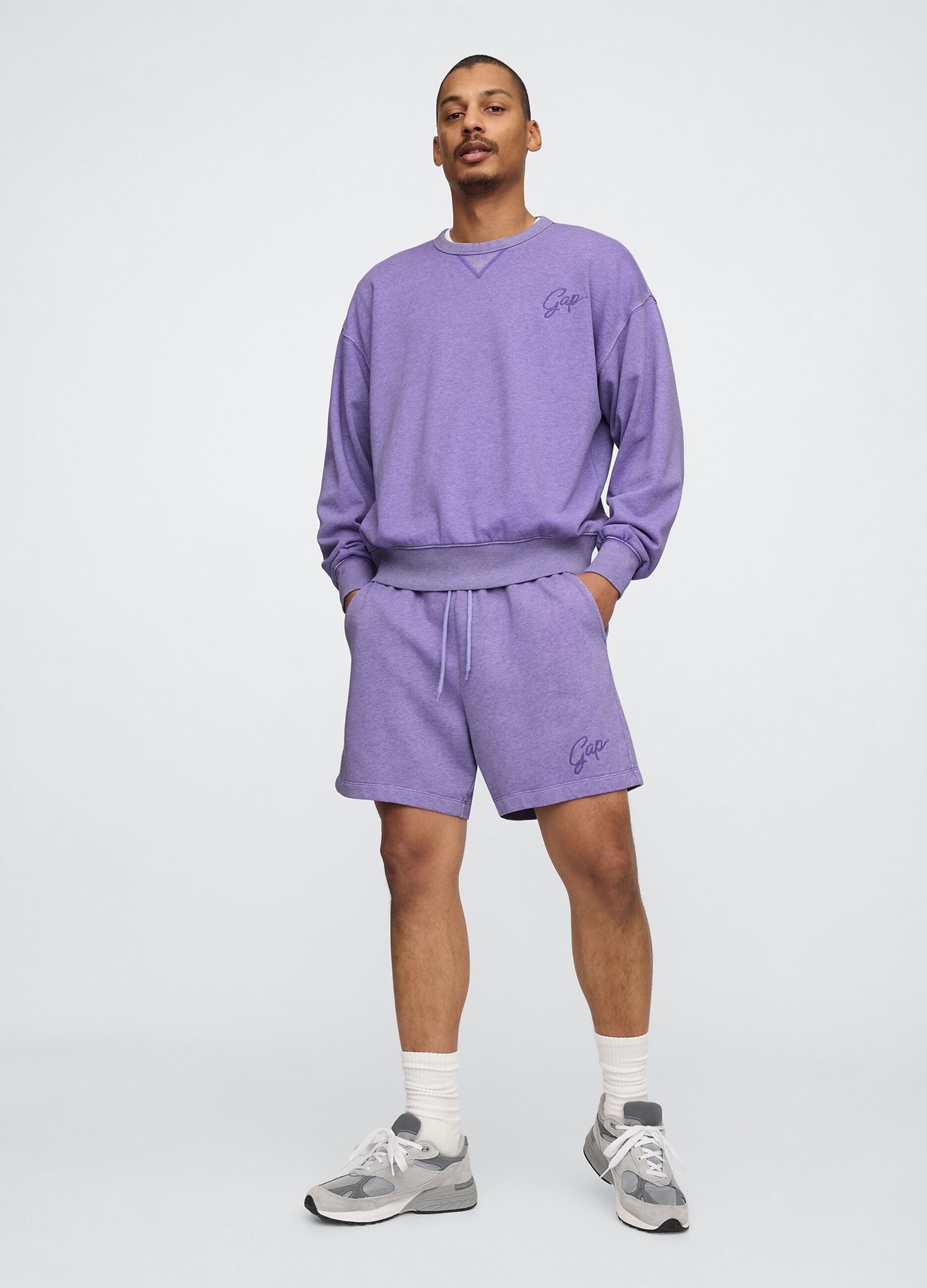 Gap purple shorts in cotton-polyester blend