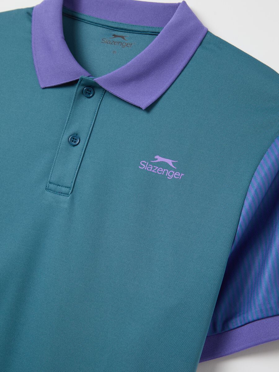 SLAZENGER polo shirt in technical fabric_5