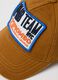 Brown pure cotton children's baseball cap with patch_2