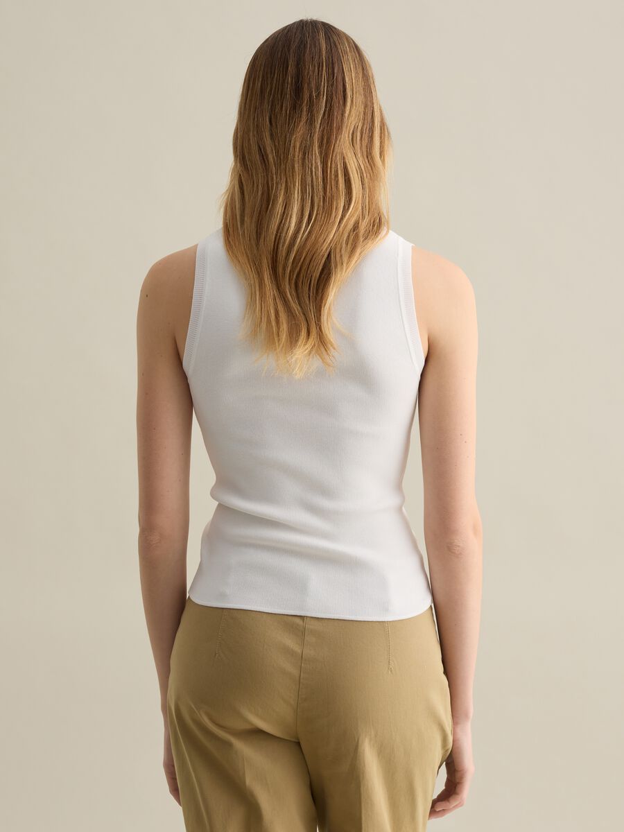 Solid colour tank top_3