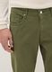 Slim Fit Stretch Cotton Green Trousers_3