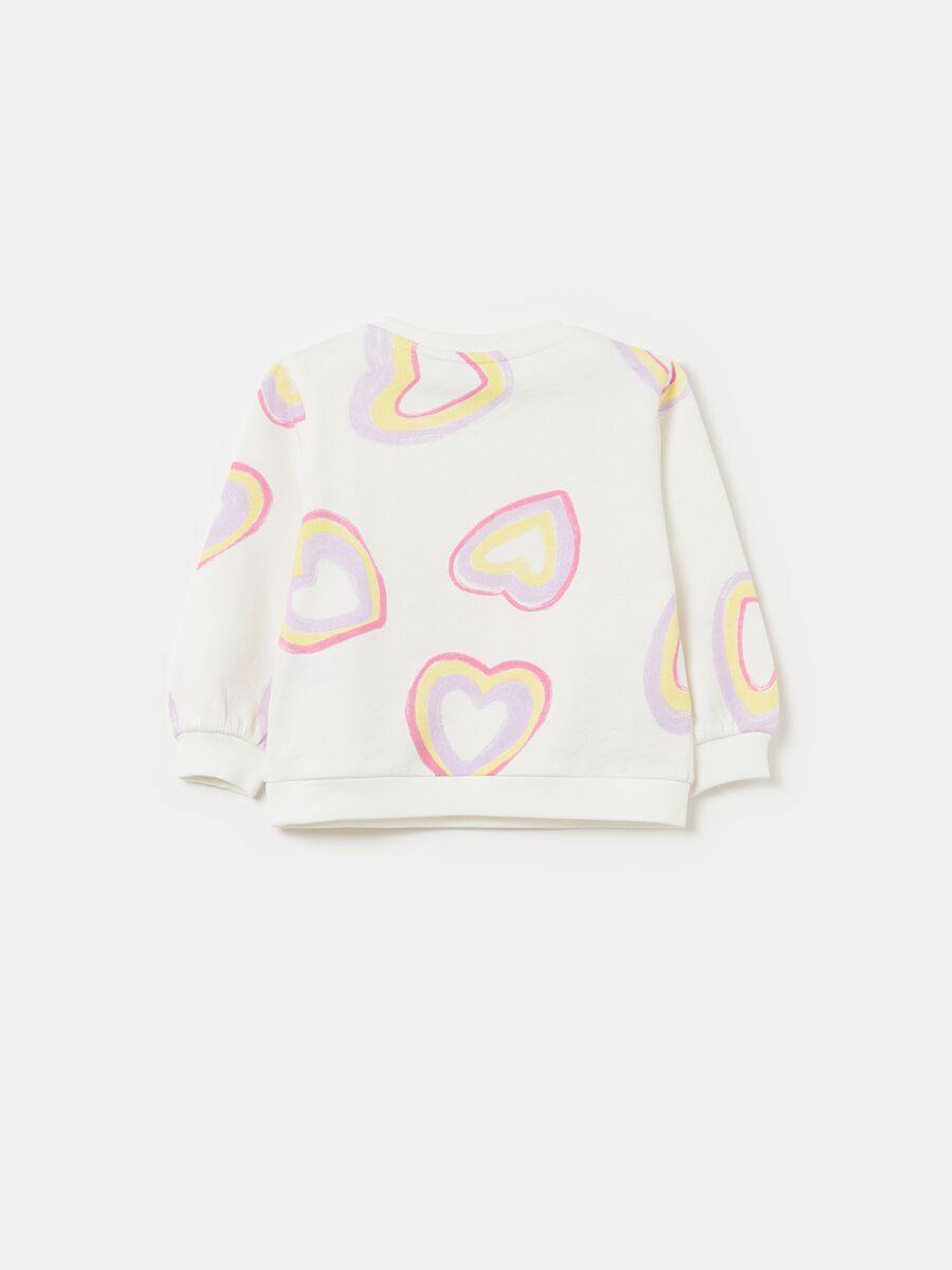 French terry sweatshirt with print_1