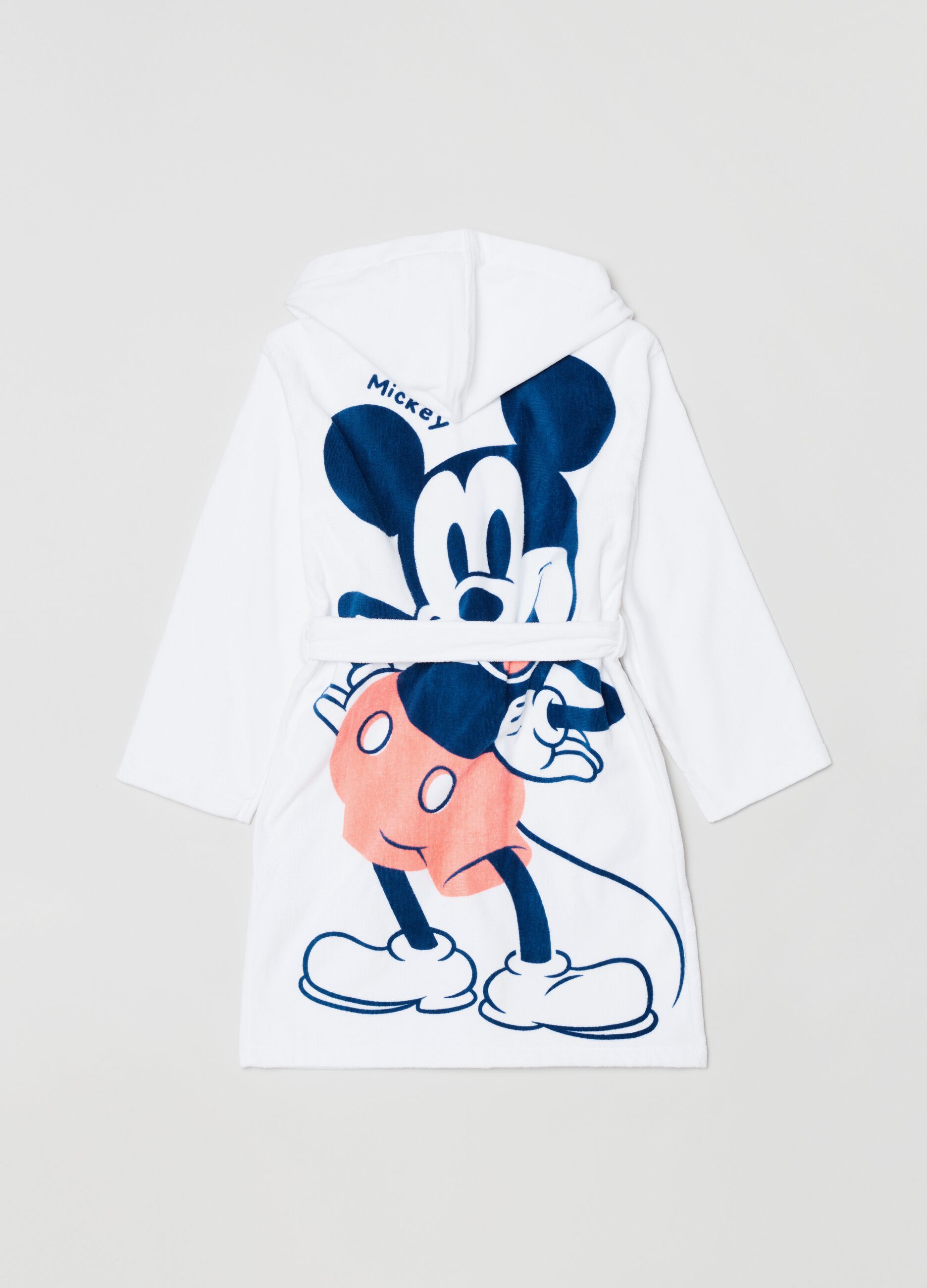 Bathrobe with Disney Mickey Mouse print