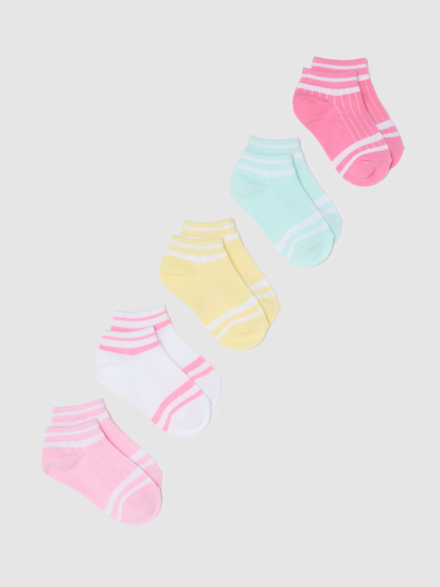Girls' Cotton Multicolour Sock Multipack_0