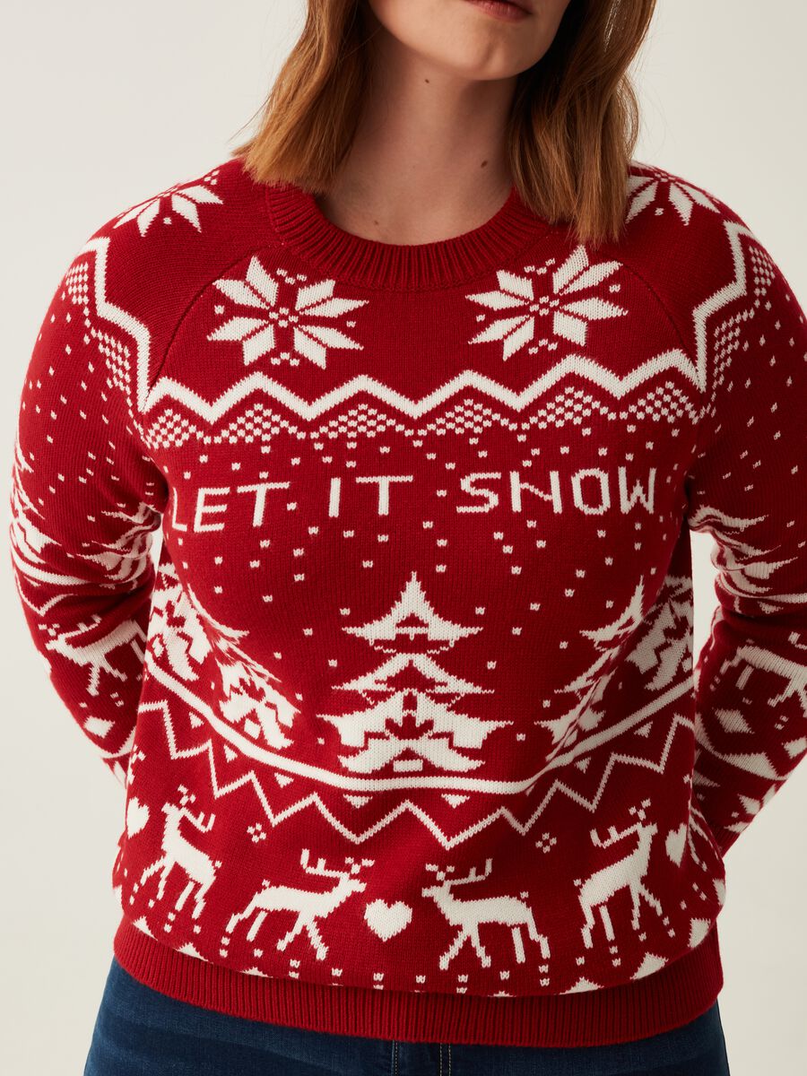 Christmas Jumper con disegno jacquard Curvy_3