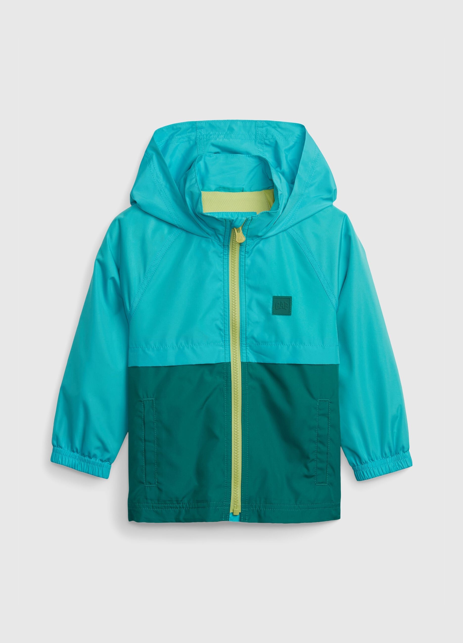 Giacca a vento full-zip con cappuccio_0
