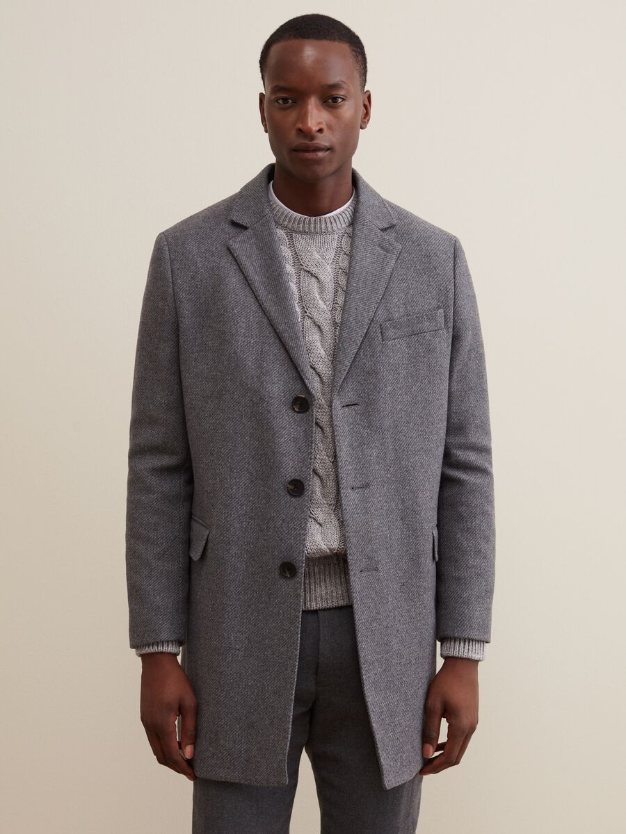 Cappotto lungo melange_1