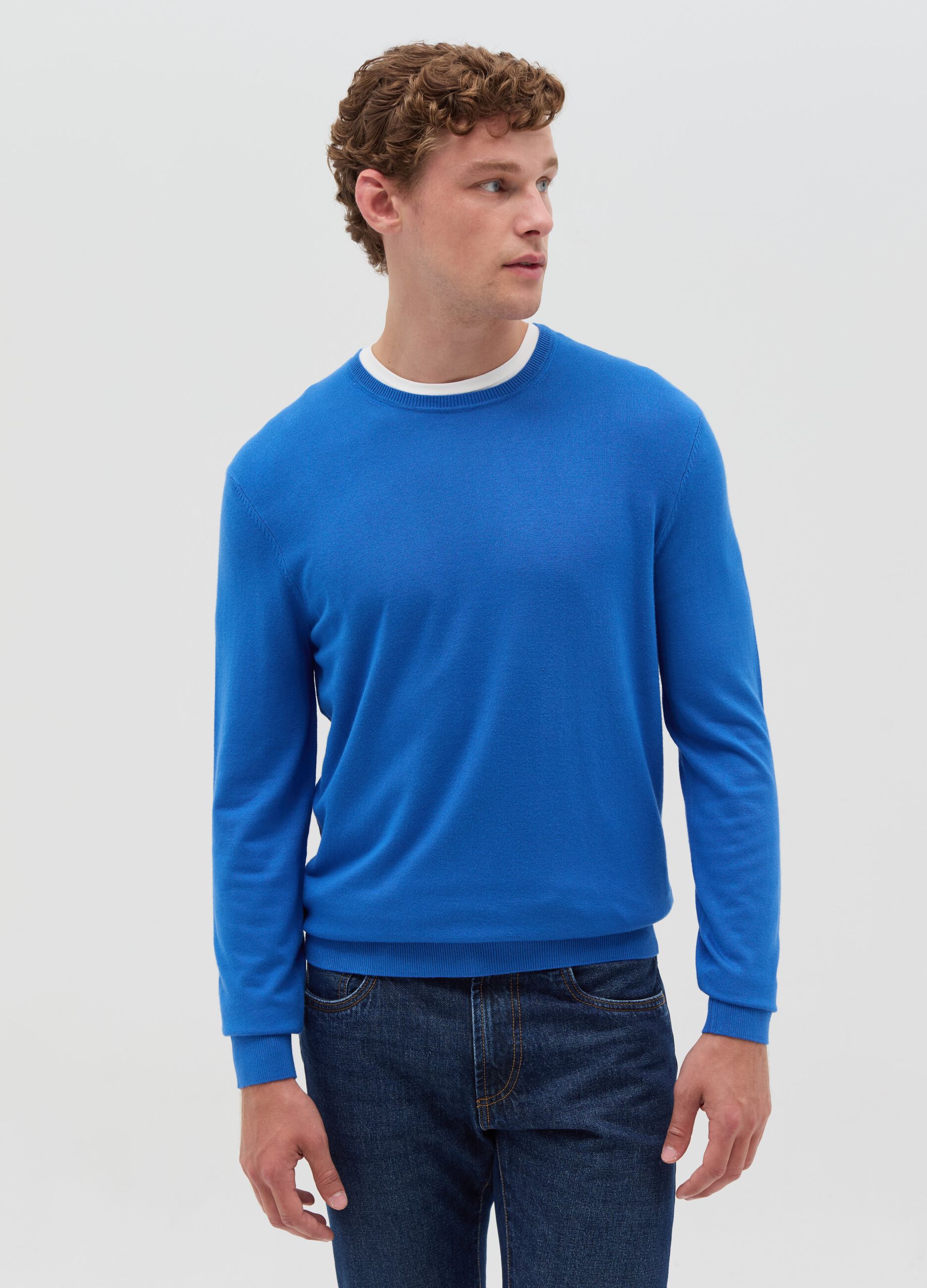 Maglie e Maglioni Uomo Attillati Girocollo Collo Alto OVS