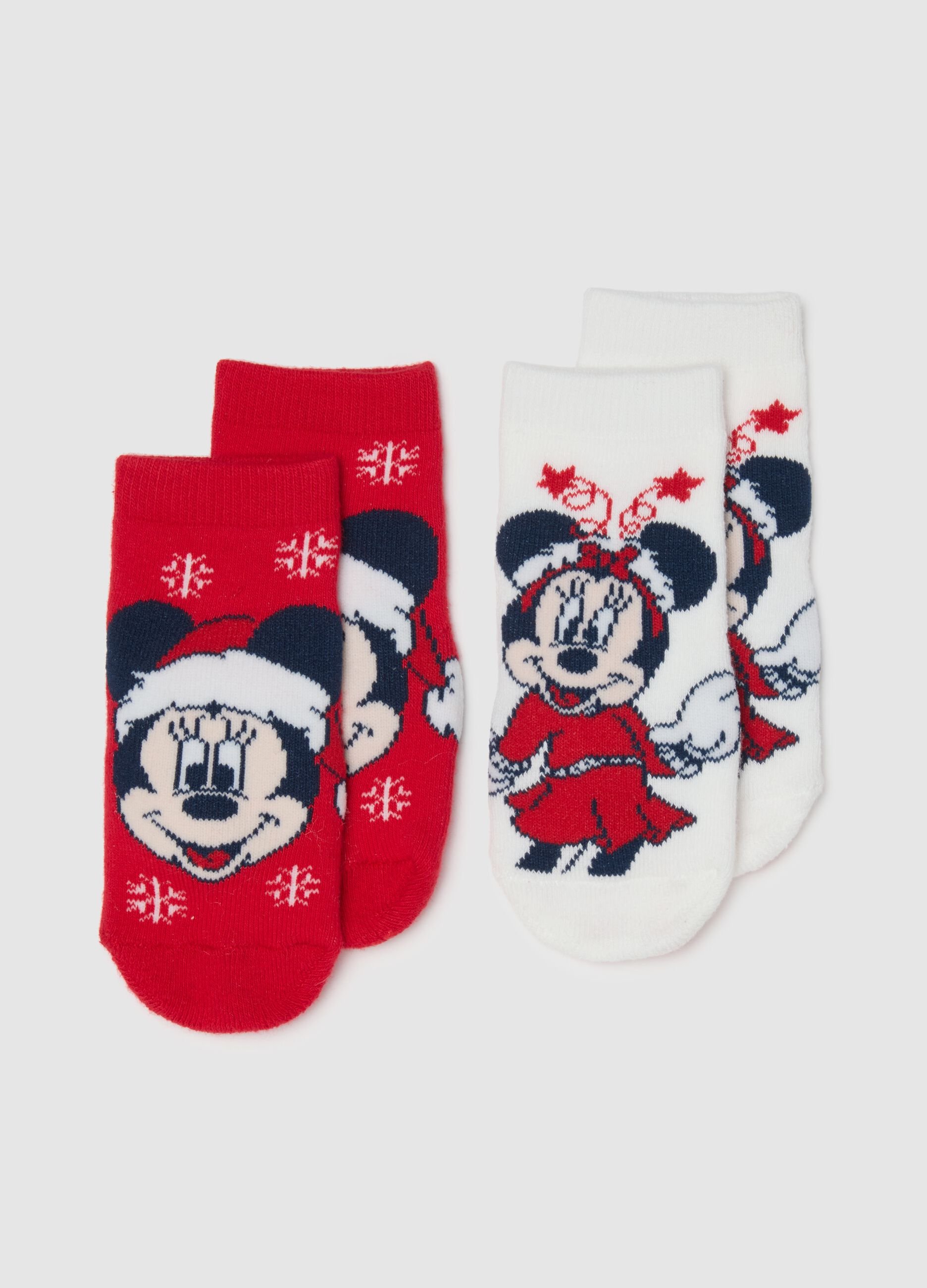 Disney Non-Slip Multicolour Baby Socks Pack in Cotton Blend