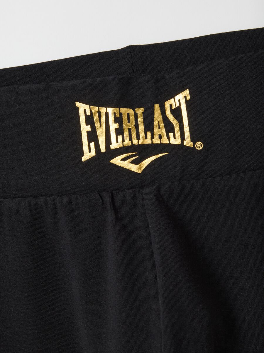 Leggings in cotone elasticizzato neri Everlast_1