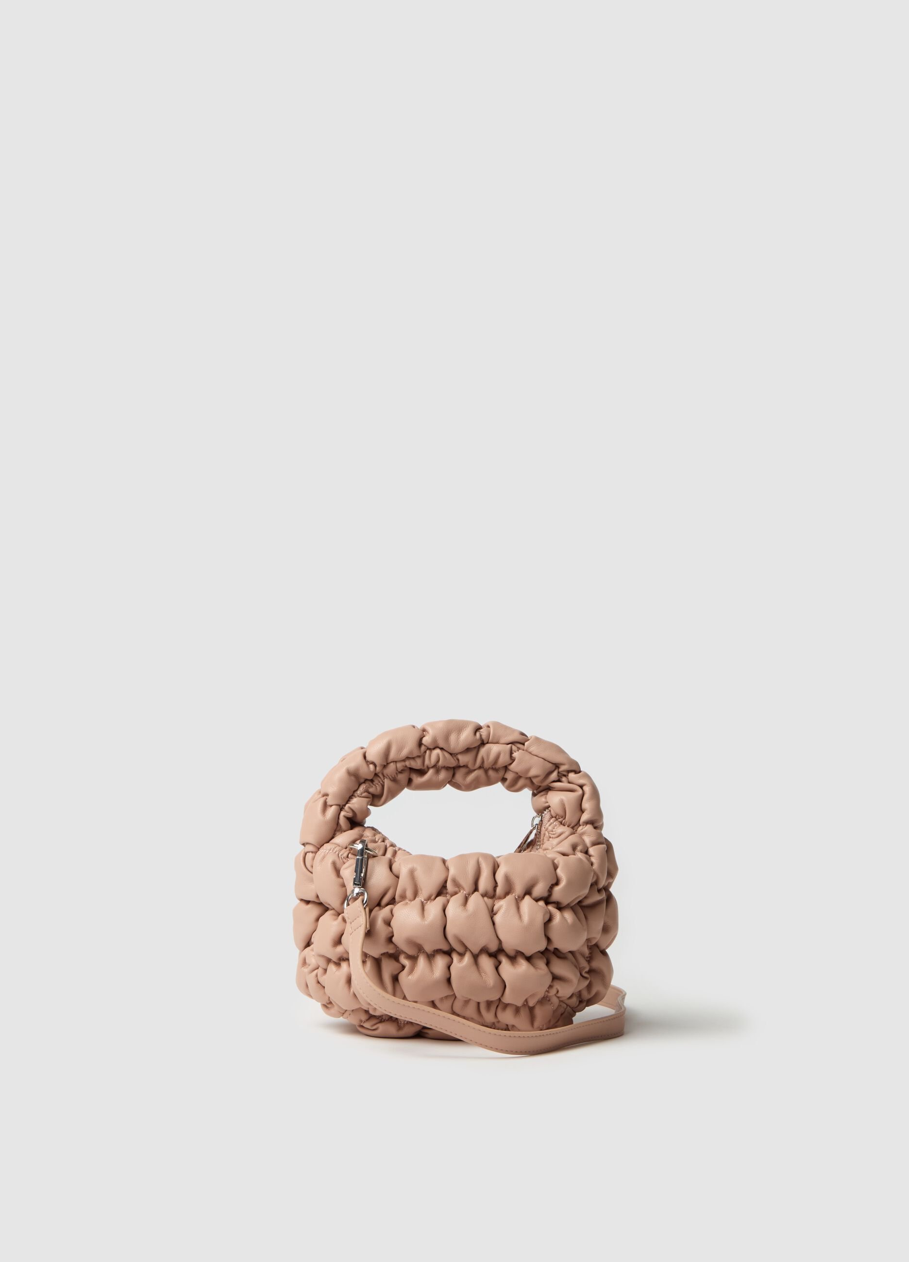 Padded mini handbag