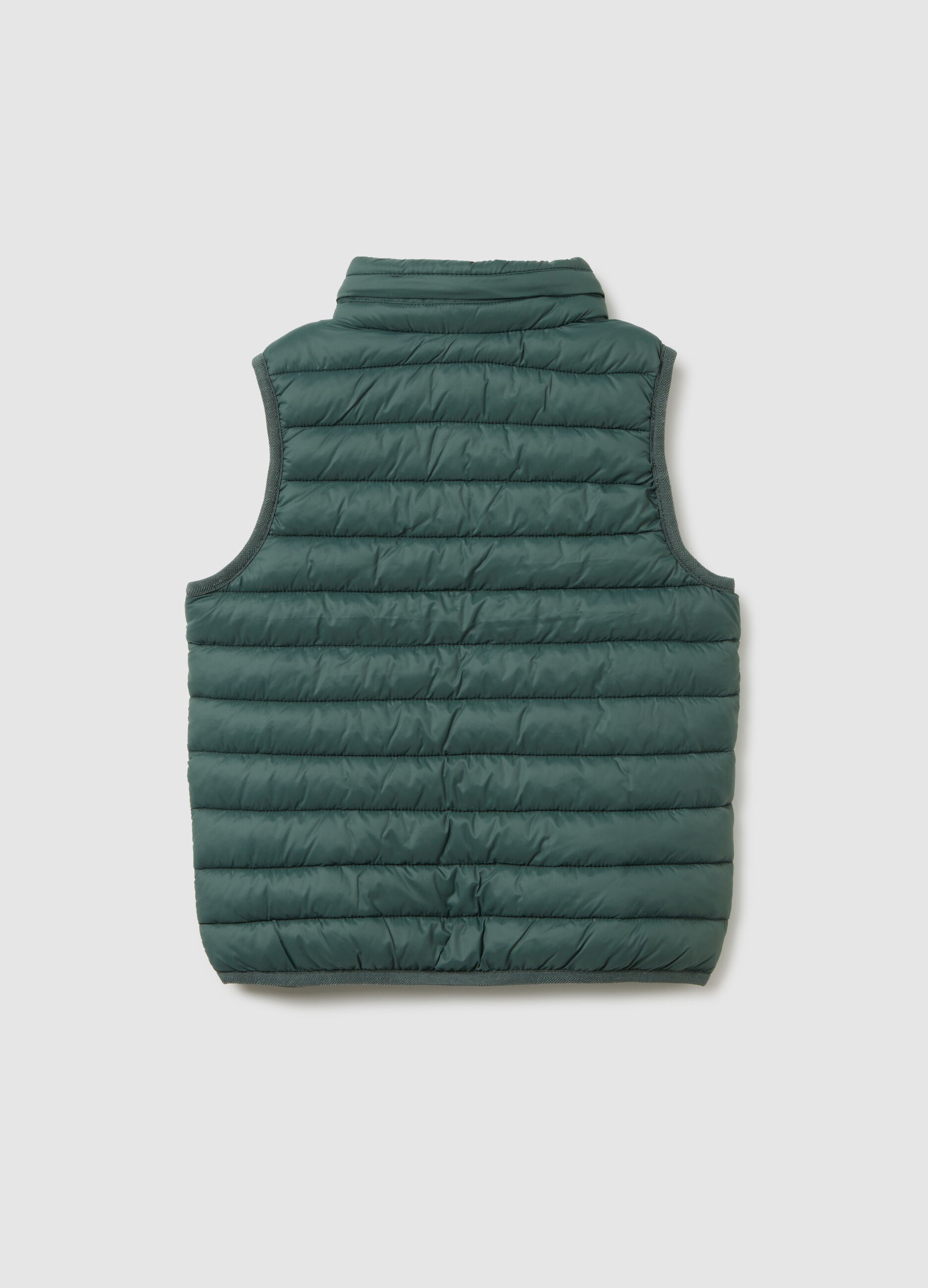 Child's waistcoat in mixed green regular fit