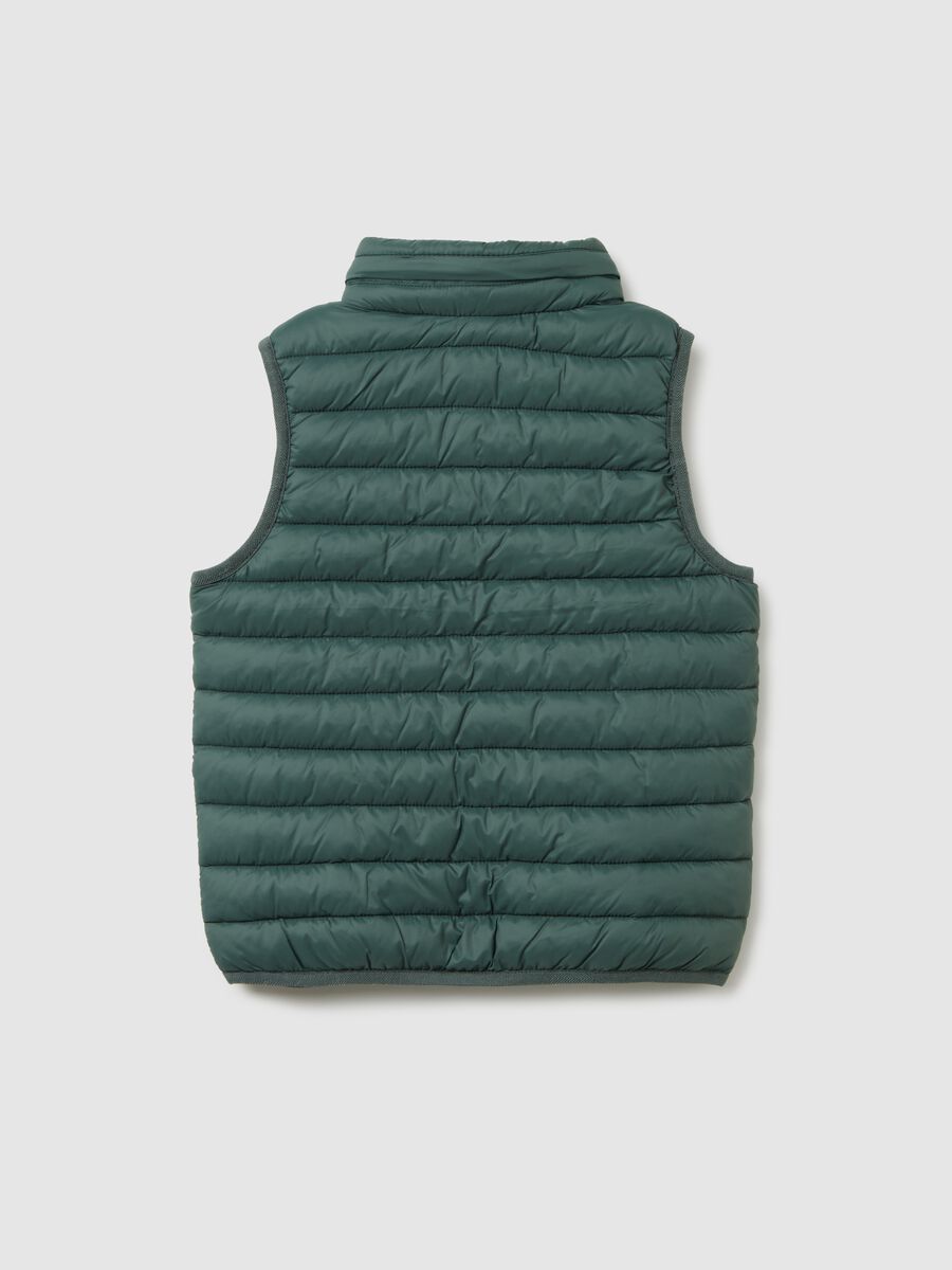 Child's waistcoat in mixed green regular fit_1