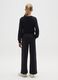 Girls' black cotton trousers regular fit_1