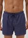 Blue swim shorts with drawstring waist_1