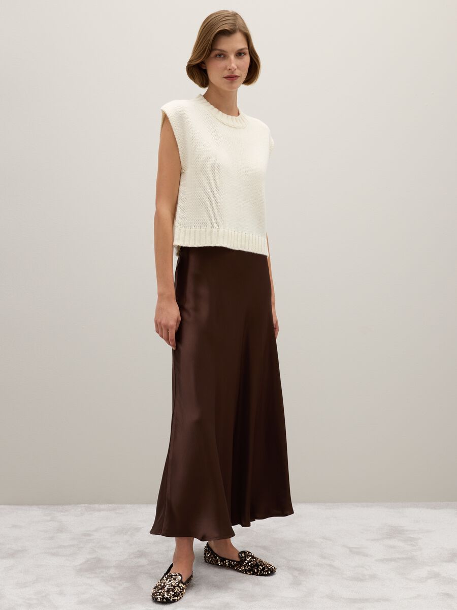 White Over Fit Vest_1