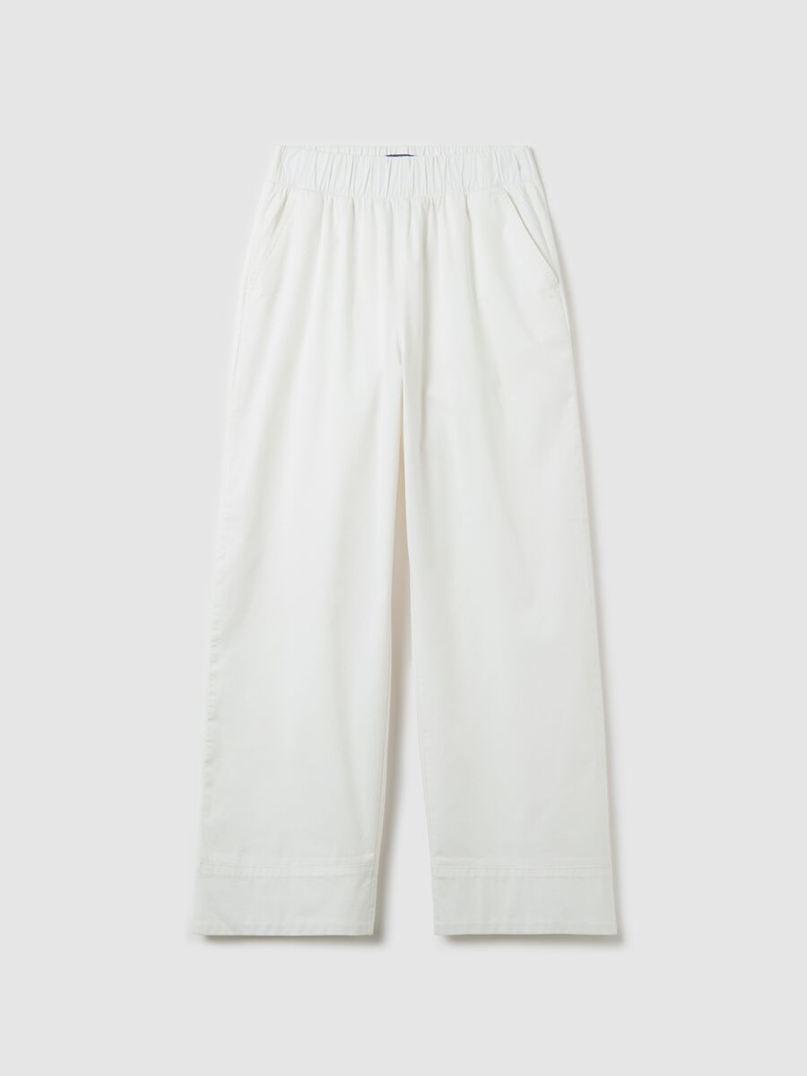 Wide-leg trousers in stretch cotton_4