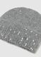 Grey jersey knit hat with sequins_1
