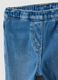 Jeggings in denim blu in misto cotone flare fit per bimba_3