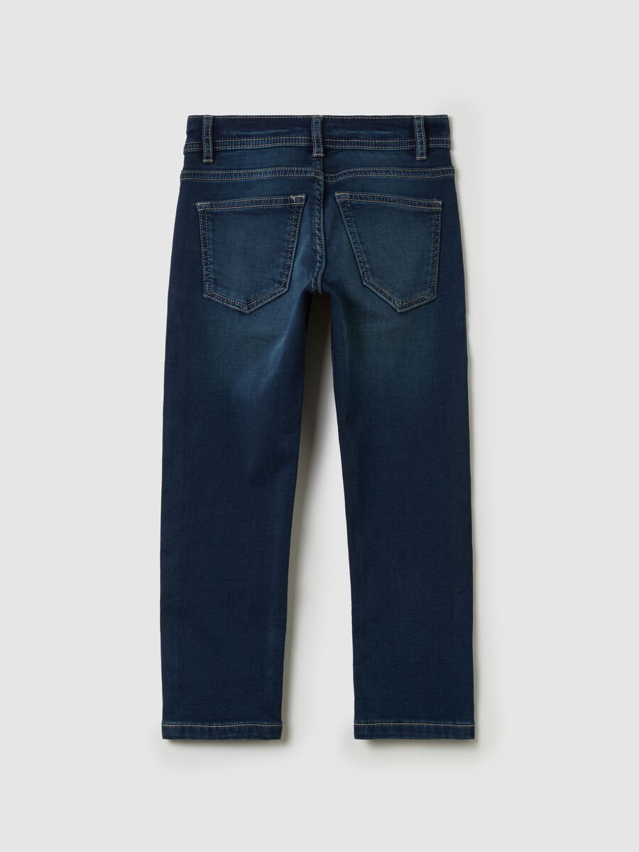 Five-pocket,straight-fit jeans_1